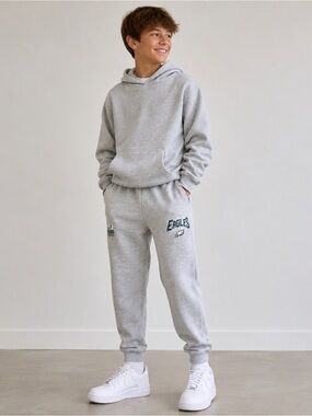 Philadelphia Eagles Youth Gray Jogger Sweatpants NFL Football 14-16